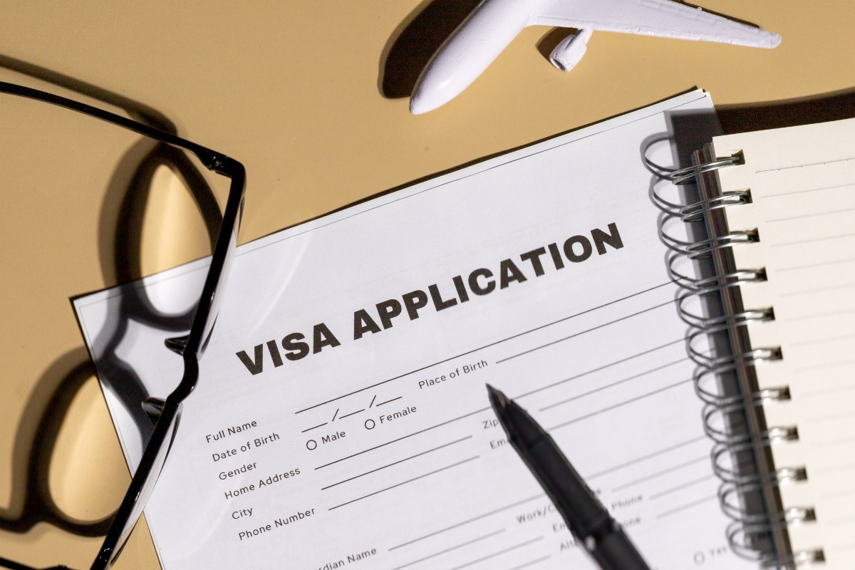 What is a Vietnam business visa? Illustration of a visa application form for business entry