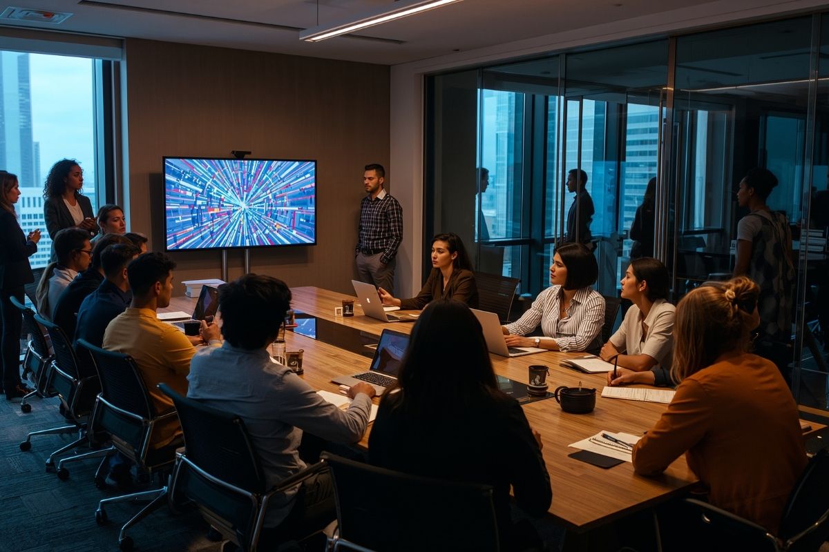 fully equipped meeting room at a MICE hotel in Ho Chi Minh City
